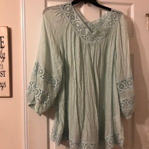 Indigo Soul size 2X blouse in perfect condition